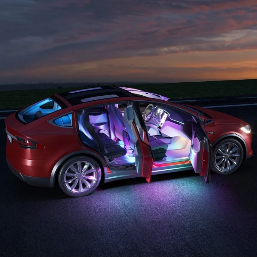 Govee - Smart LED automašīnas joslas - RGBIC