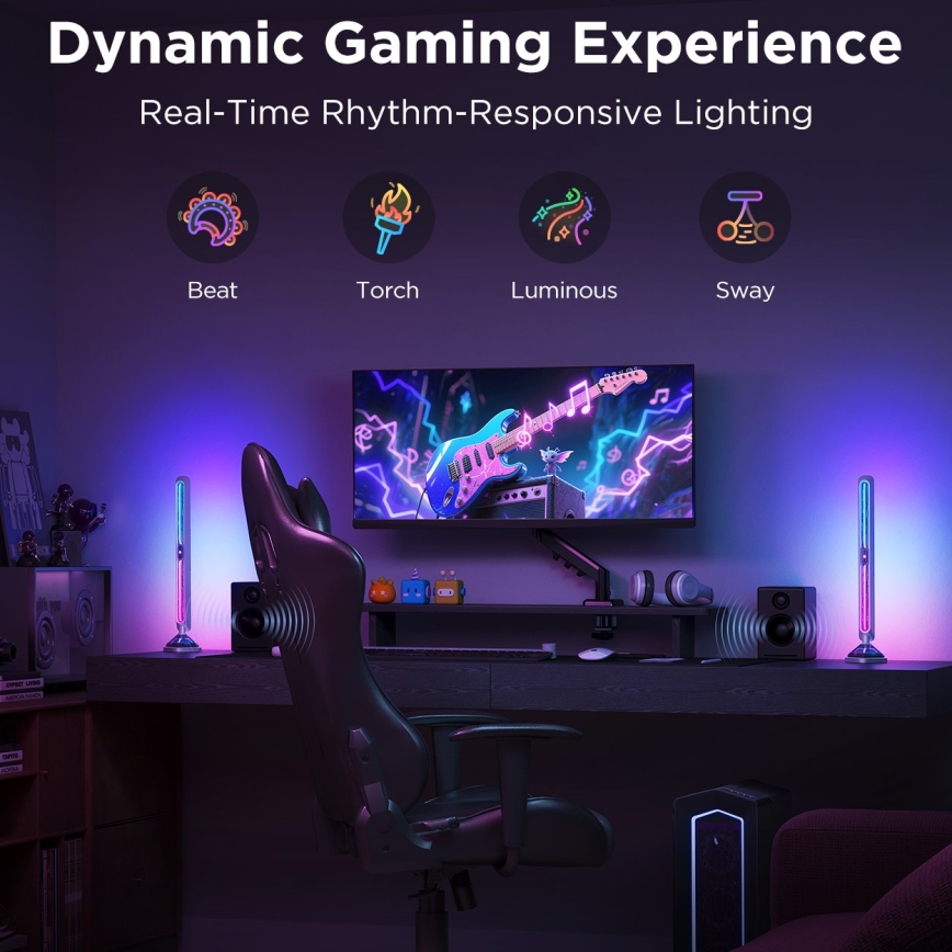 Govee - Smart RGBIC Gaming Pro gaismas paneļi Matter Wi-Fi