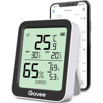 Govee - Temperatūras un mitruma mērītājs ar displeju 2xAAA