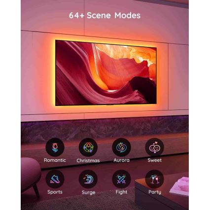 Govee - TV 46-60" SMART LED fona lampa RGB