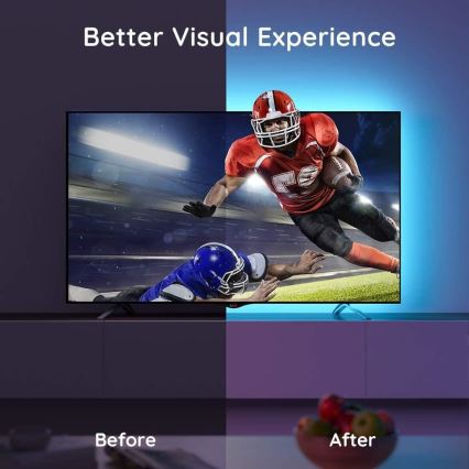 Govee - TV 46-60 SMART RGB LED aizmugures apgaismojums ar tālvadības pulti
