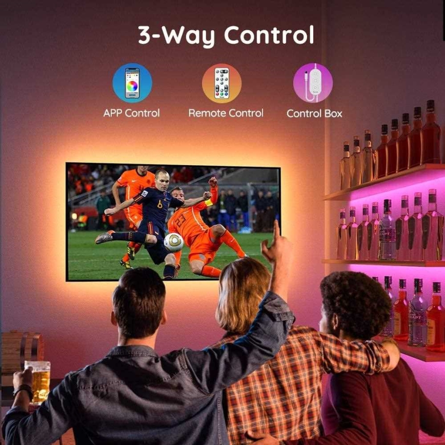 Govee - TV 46-60 SMART RGB LED aizmugures apgaismojums ar tālvadības pulti