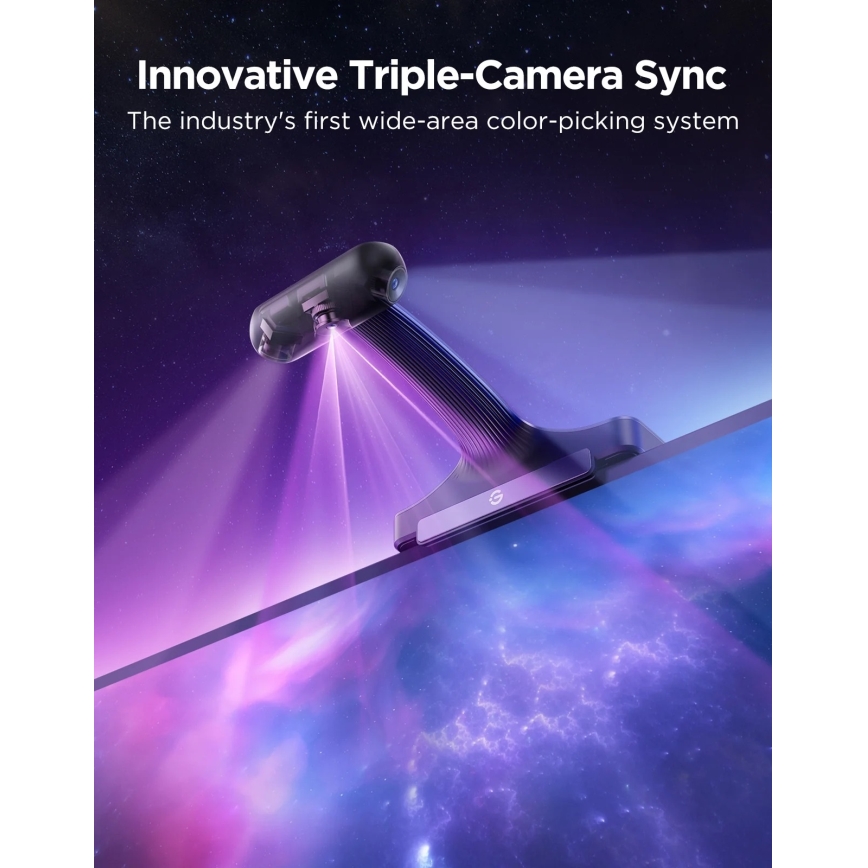 Govee - TV Backlight 3 Pro 55-65 Viedais RGBIC LED aizmugures apgaismojums ar Wi-Fi