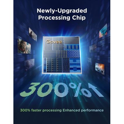 Govee - TV Backlight 3 Pro 55-65 Viedais RGBIC LED aizmugures apgaismojums ar Wi-Fi