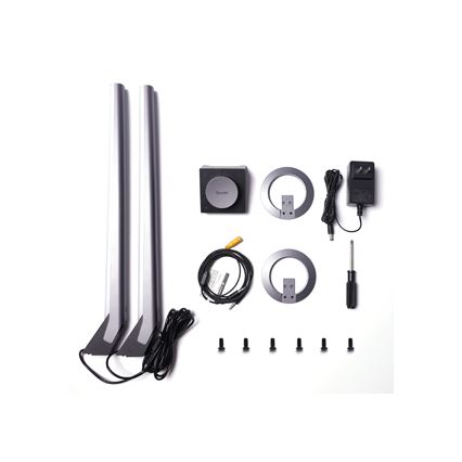 Govee - viedie spēļu Wi‑Fi LED paneļi + Smart Dual tālvadības pults, balta (Wi‑Fi)