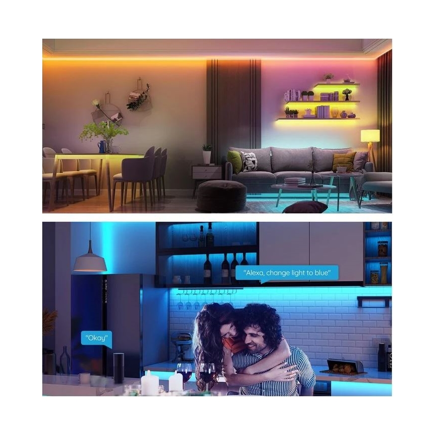 Govee - Wi-Fi RGB Viedā LED josla 5m
