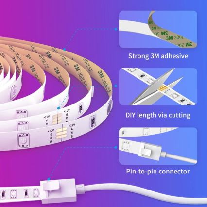 Govee - Wi-Fi RGB Viedā LED josla 5m