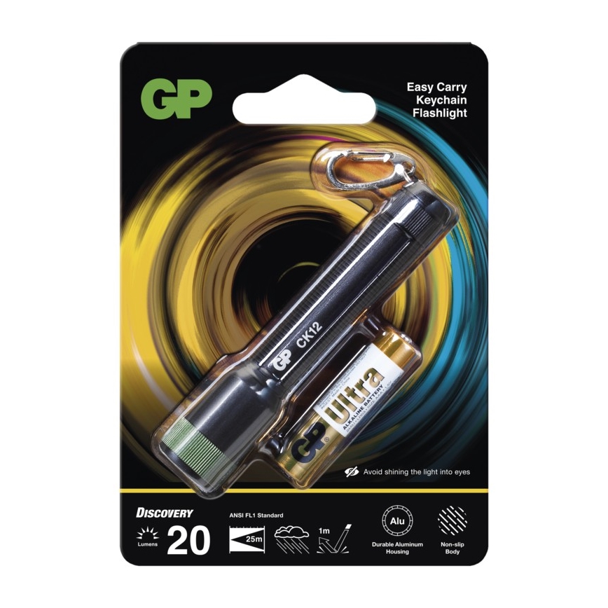 GP LED Kabatas lukturis DISCOVERY CK12 LED/1xAAA