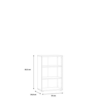 Grāmatplaukts URAN, balts