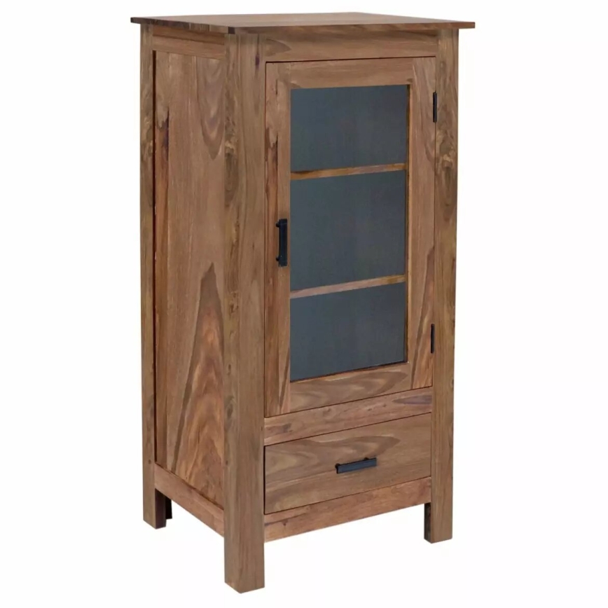 Grāmatu plaukts RAMI 60x120x45 cm masīvkoks/palisandrs