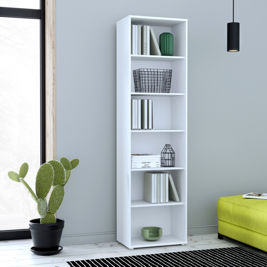 Grāmatu plaukts URAN balts