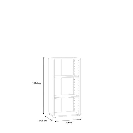 Grāmatu plaukts URAN balts