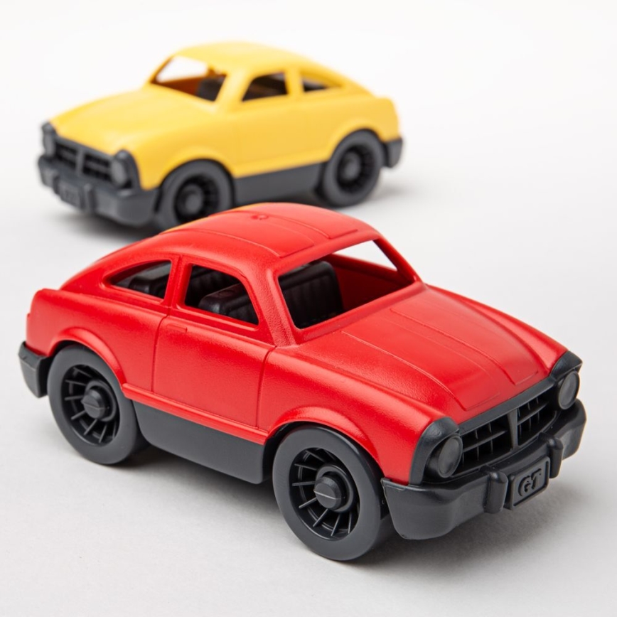 Green Toys - Prāmis ar automašīnām balta/zila