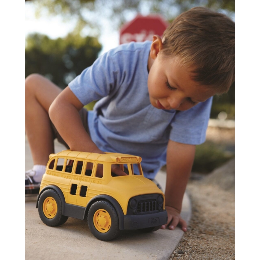 Green Toys - Skolas autobuss dzeltena/melna
