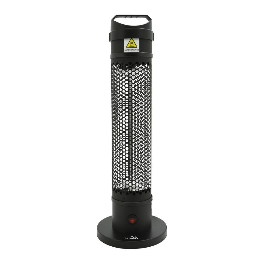 Grīdas infrasarkanais sildītājs 1000W/230V IP44 melna
