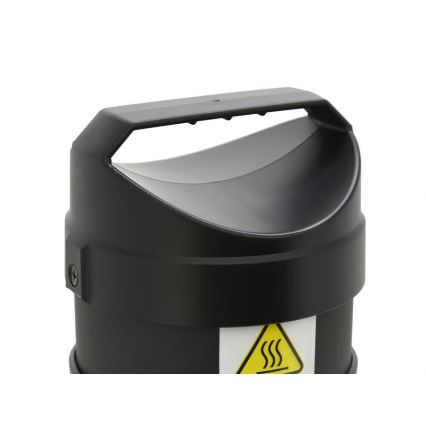 Grīdas infrasarkanais sildītājs 1000W/230V IP44 melna