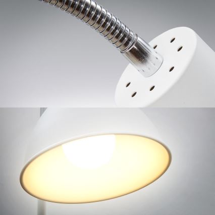 Grīdas lampa 1xE27/25W/230V balta