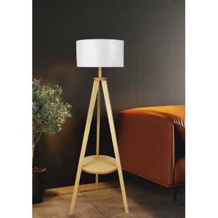 Grīdas lampa 1xE27/40W/230V balta