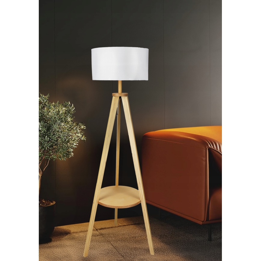 Grīdas lampa 1xE27/40W/230V balta