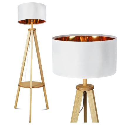 Grīdas lampa 1xE27/40W/230V balta