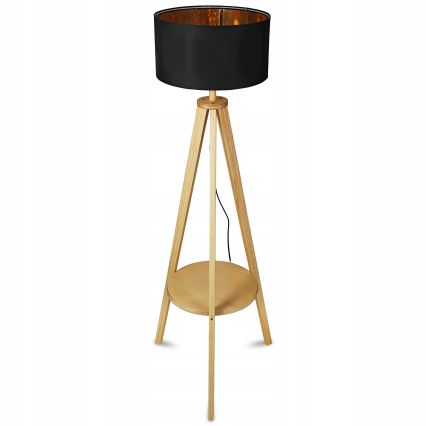 Grīdas lampa 1xE27/40W/230V melna