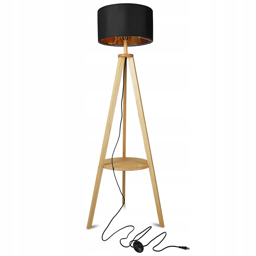 Grīdas lampa 1xE27/40W/230V melna