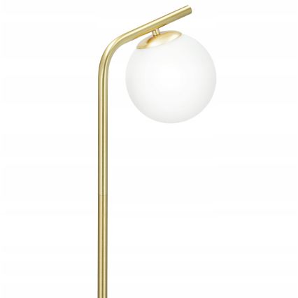 Grīdas lampa 1xE27/40W/230V zelta/balta