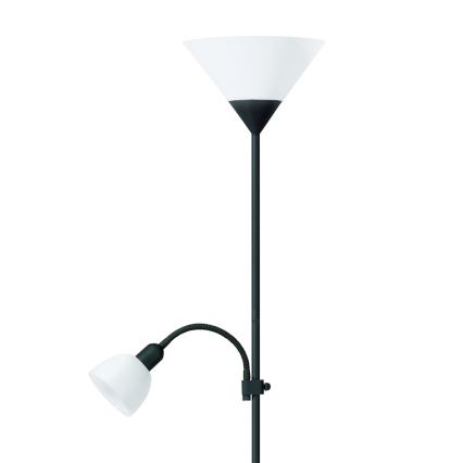 Grīdas lampa 1xE27/60W/230V + 1xE14/25W