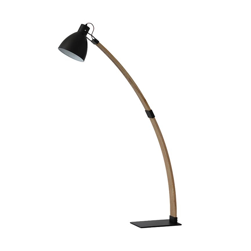 Grīdas lampa 1xE27/60W/230V osis/melna