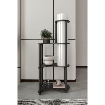 Grīdas lampa ar plauktiem NOTO 1xE27/40W/230V melna