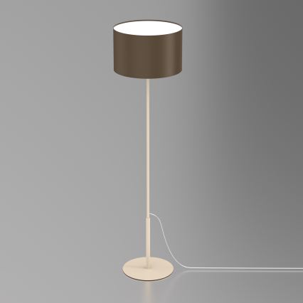 Grīdas lampa ARDEN 1xE27/15W/230V bēša/brūna