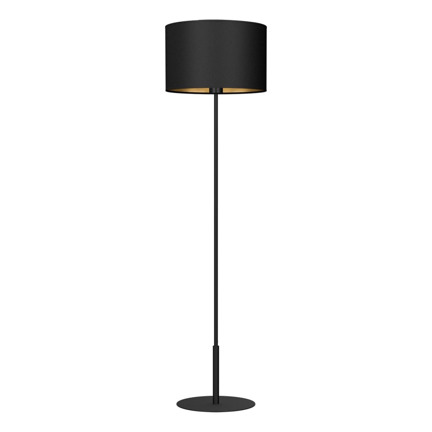 Grīdas lampa ARDEN 1xE27/60W/230V melna/zeltaina