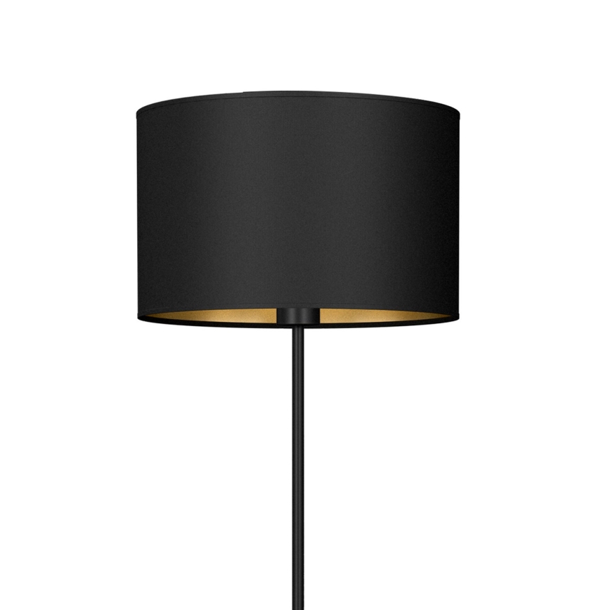 Grīdas lampa ARDEN 1xE27/60W/230V melna/zeltaina