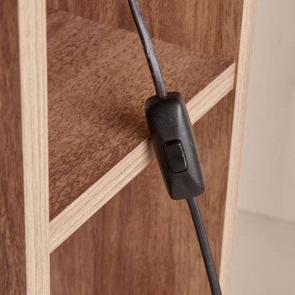 Grīdas lampa AYD 1x E27/40W/230V brūna/balta