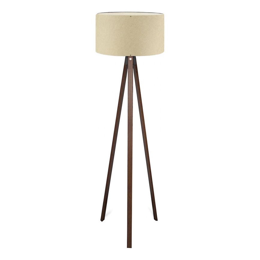 Grīdas lampa AYD 1xE27/40W/230V bēša/brūna