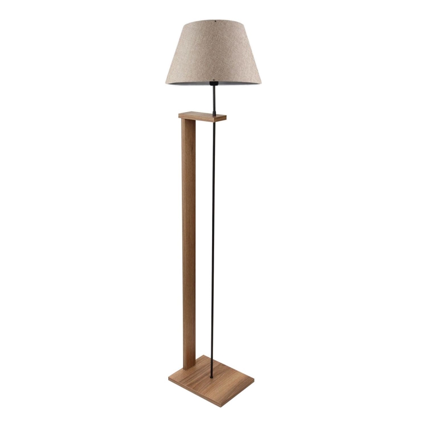 Grīdas lampa AYD 1xE27/40W/230V bēša/brūna