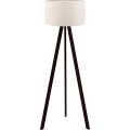 Grīdas lampa AYD 1xE27/40W/230V brūna/balta
