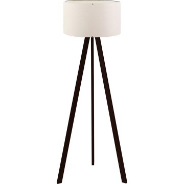 Grīdas lampa AYD 1xE27/40W/230V brūna/balta