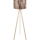 Grīdas lampa AYD 1xE27/40W/230V brūna/bēša
