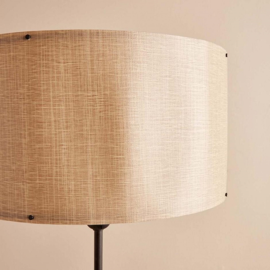 Grīdas lampa AYD 1xE27/40W/230V brūna/bēša