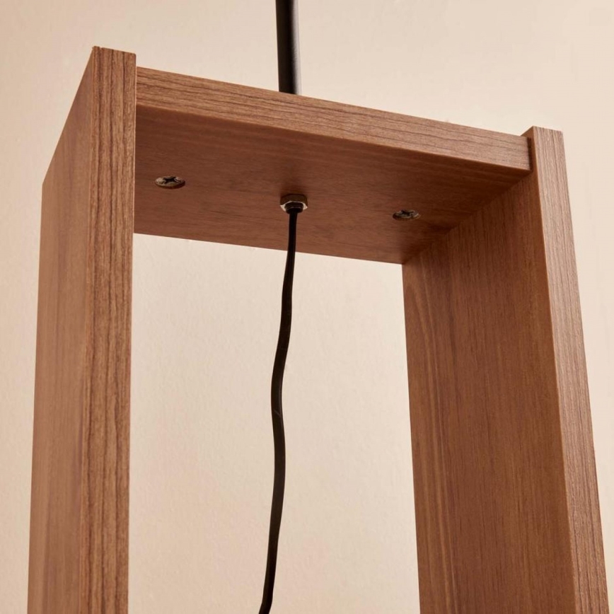 Grīdas lampa AYD 1xE27/40W/230V brūna/bēša