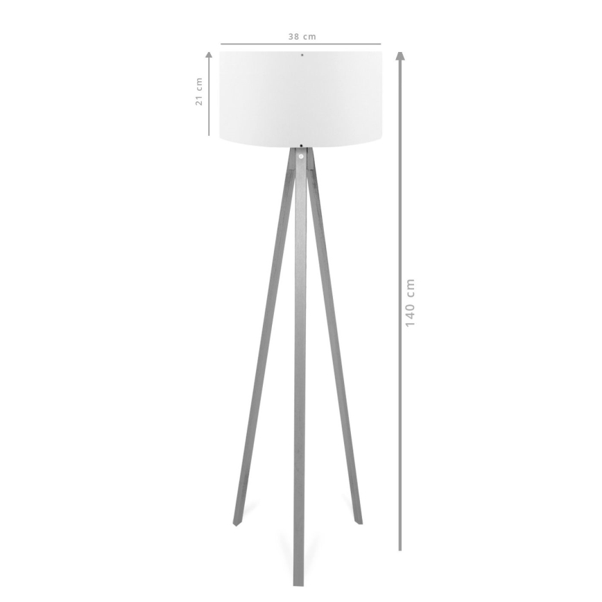 Grīdas lampa AYD 1xE27/40W/230V brūna