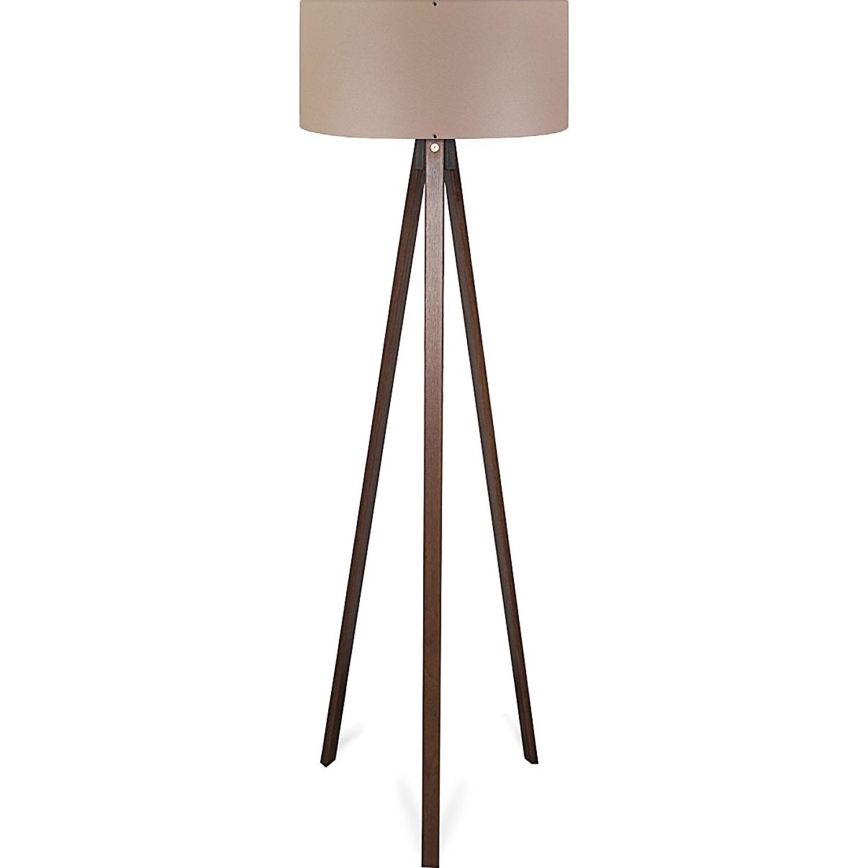 Grīdas lampa AYD 1xE27/40W/230V brūna