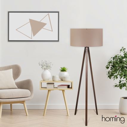 Grīdas lampa AYD 1xE27/40W/230V brūna