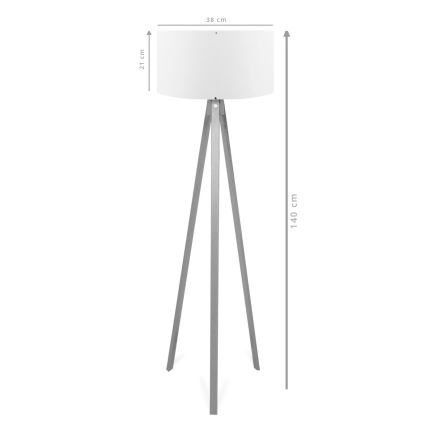 Grīdas lampa AYD 1xE27/40W/230V brūna
