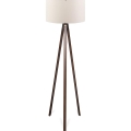 Grīdas lampa AYD 1xE27/40W/230V brūna/krēmīga