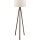 Grīdas lampa AYD 1xE27/40W/230V brūna/krēmīga