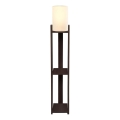 Grīdas lampa AYD 1xE27/40W/230V brūna/krēmīga