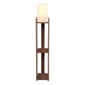 Grīdas lampa AYD 1xE27/40W/230V brūna/krēmīga