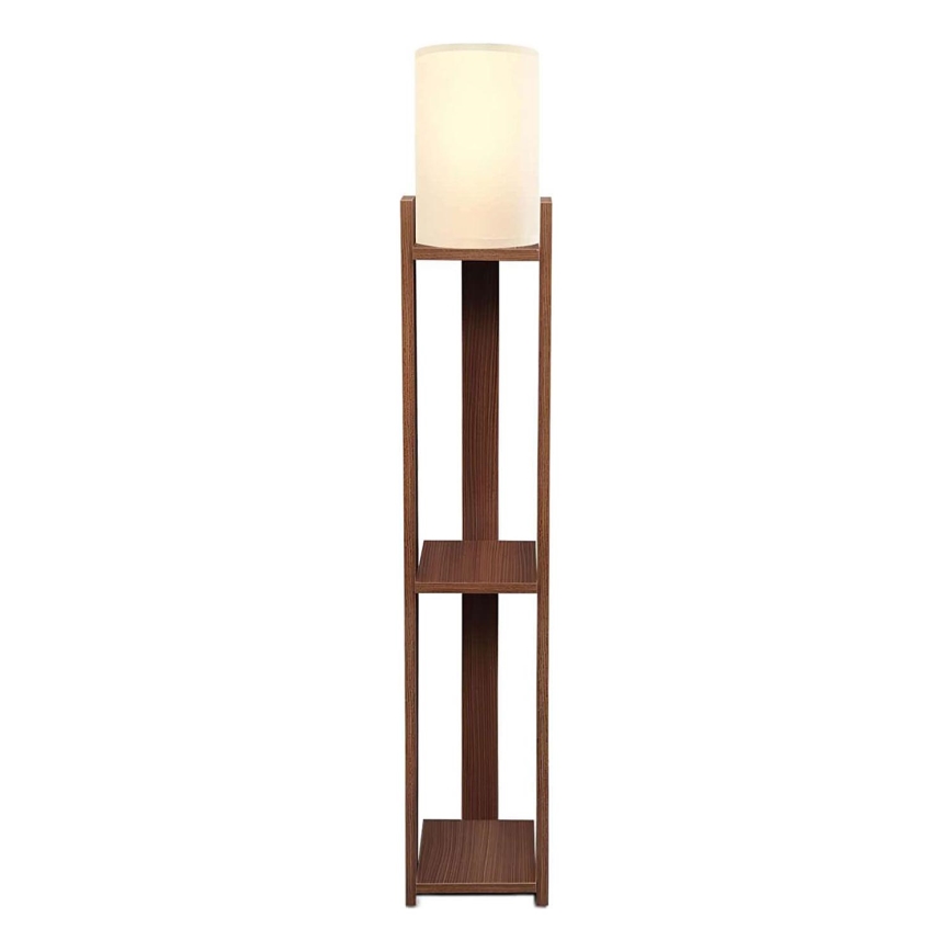 Grīdas lampa AYD 1xE27/40W/230V brūna/krēmīga
